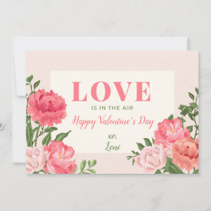 Kärlek är i Luft Valentinkortet Julkort