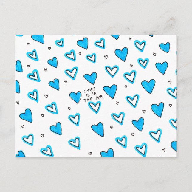 Kärlek är i Luft - vykort (Framsida)