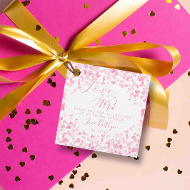 Kärlek är i luften Alla hjärtans dag Bröllopsfest Gåvor Etiketter