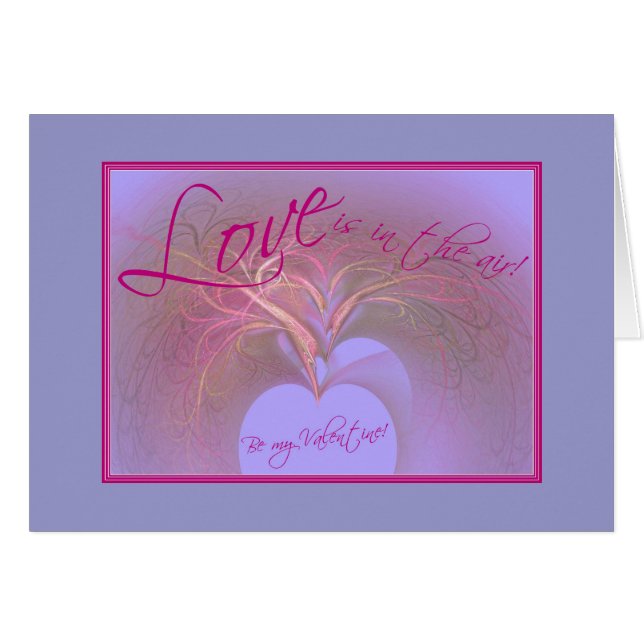 KÄRLEK ÄR I LUFTEN HÄLSNINGSKORT (Framsidan Horizontal)