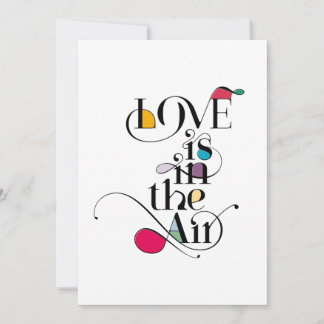 Kärlek är i luften inbjudningar