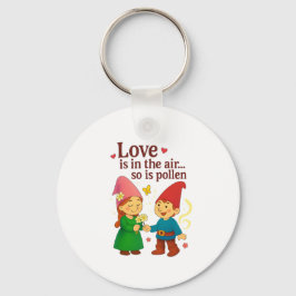 Kärlek är i luften… likaså pollen nyckelring