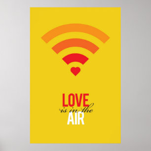 Kärlek är i luften poster