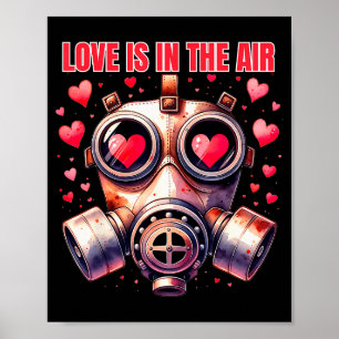 Kärlek är i luften Roligt Anti Valentines Day Gas  Poster