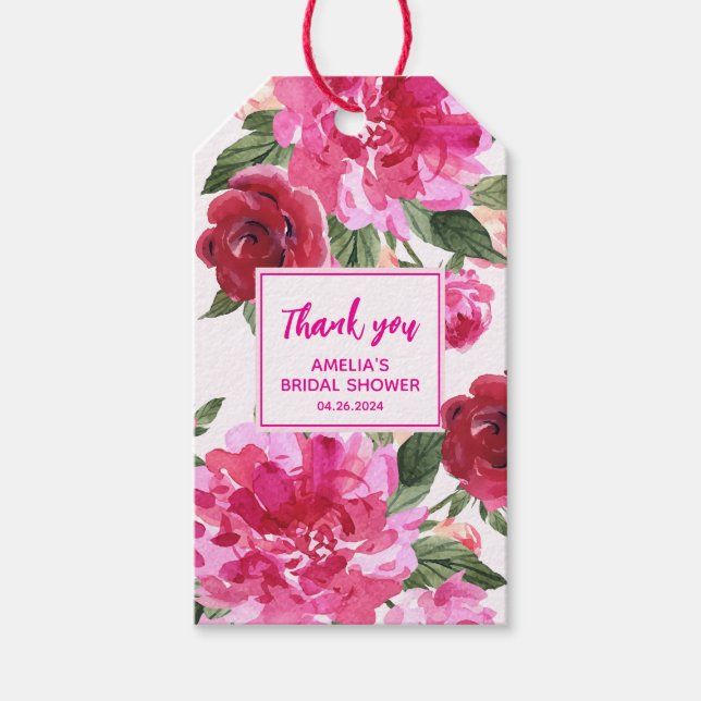 Kärlek är i luften valentin Bröllopsdusch favorite Presentetikett (Framsidan)