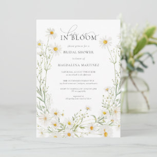 Kärlek är i Möhippan Bloom Boho Daisy Inbjudningar