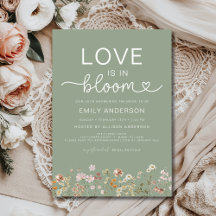 Kärlek är i Möhippan Bloom Heart Wildblomma