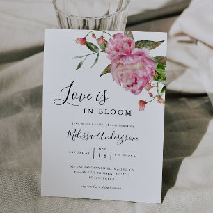 Kärlek är i Möhippan Bloom Inbjudningar