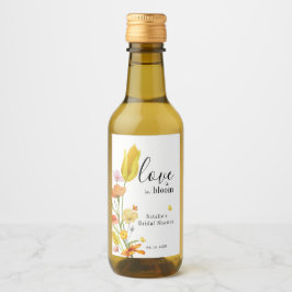 Kärlek är i Möhippan Bloom Vår Wildblomma Vinetikett