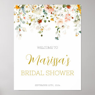 Kärlek är i välkomstsignalen för Bloom Möhippa Poster