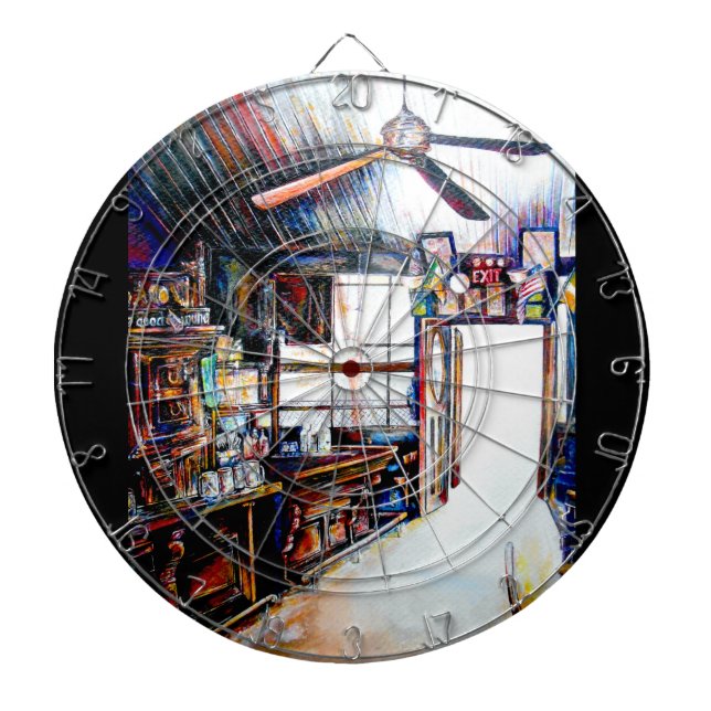 Kärlek är ingen mur, det är en bro darttavla (Framsidan)