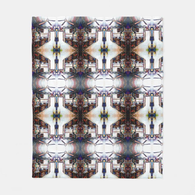 Kärlek är ingen mur, det är en bro fleecefilt (Framsidan)