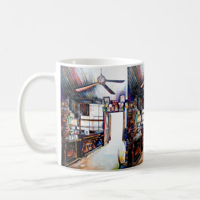 Kärlek är ingen mur, det är en bro kaffemugg (Vänster)