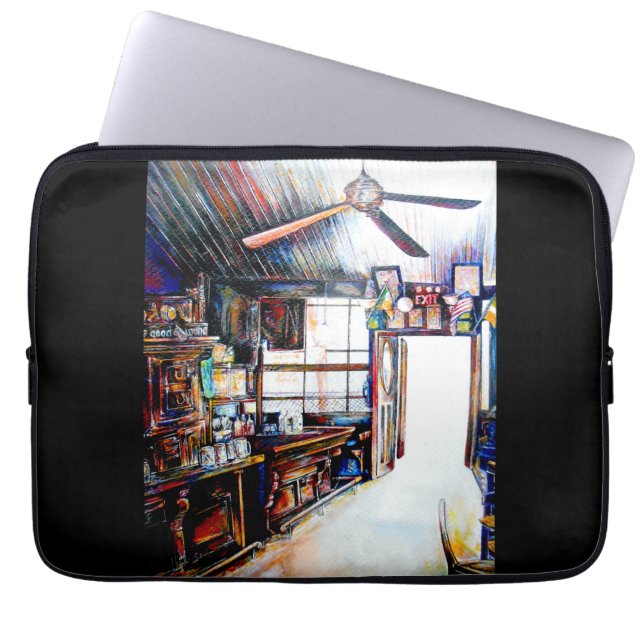 Kärlek är ingen mur, det är en bro laptop fodral (Framsidan)