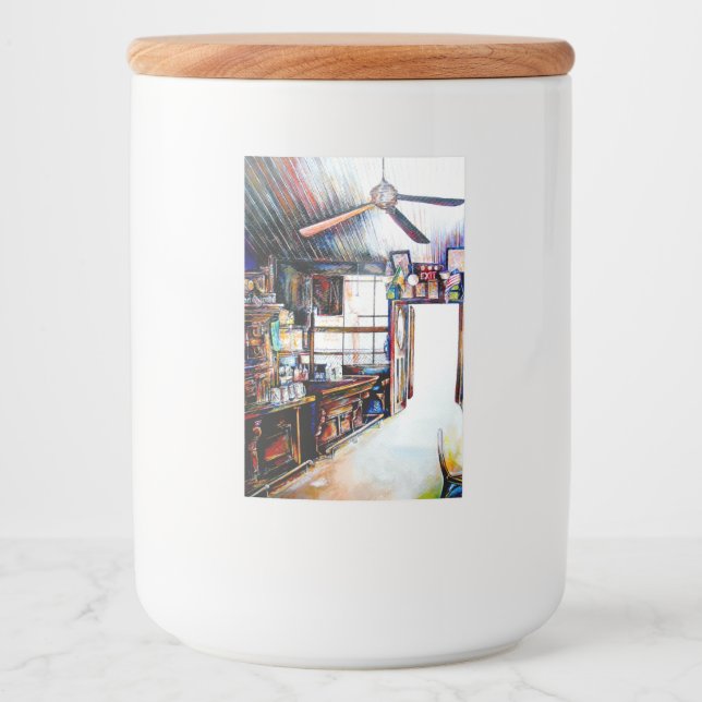 Kärlek är ingen mur, det är en bro mat etikett (Framsida)