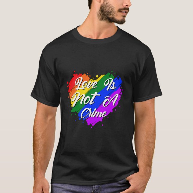 Kärlek är inget brott t shirt (Framsida)