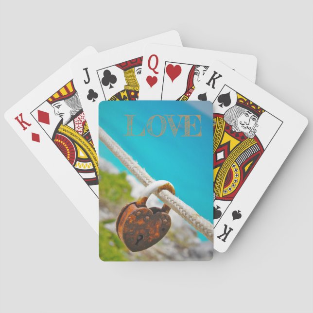 Kärlek är inspärrat! casinokort (Baksidan)