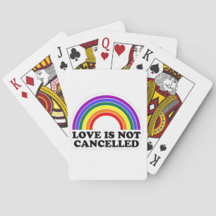 Kärlek är inte avbruten månad för Pride av HBT-vil Casinokort