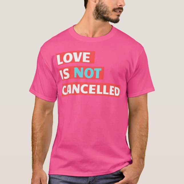 Kärlek är inte inställd Röd vintage T Shirt (Framsida)