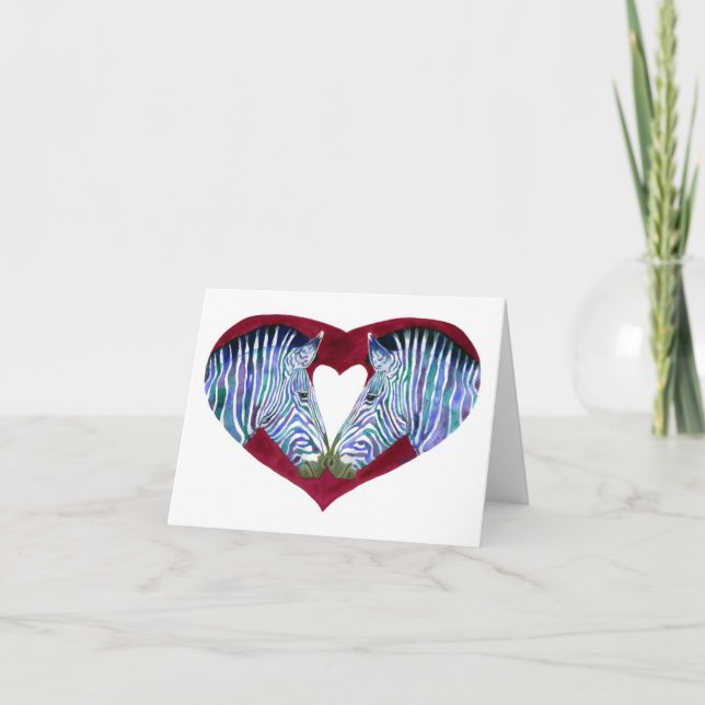 "Kärlek är inte svartvitt"-anteckningskort Kort (Framsida)