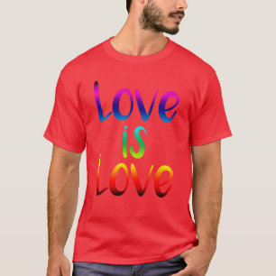 KÄRLEK ÄR KÄRLEK 001 BL tjej T Shirt