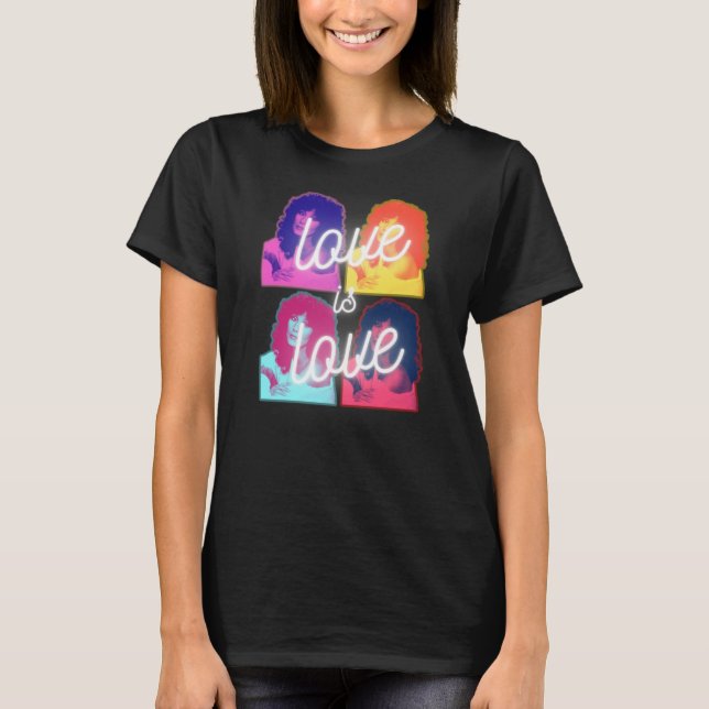 Kärlek är kärlek Cher LGBTQ Pride Month T-Shirt (Framsida)