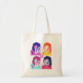 Kärlek är kärlek Cher LGBTQ Pride Month Tote Bag Tygkasse