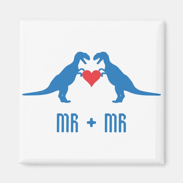 Kärlek är Kärlek Dinosaurs Magnet (Framsidan)