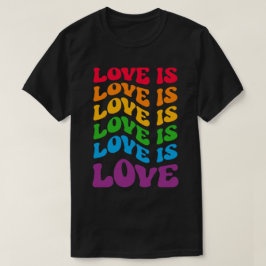 Kärlek är Kärlek Gay HBT T Shirt