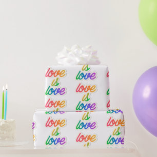 Kärlek är Kärlek HBT-inslagning Pappert - Pridet f Presentpapper