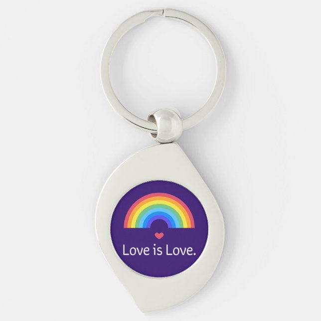 Kärlek är kärlek. HBT+PRIDE. Köer. Nyckelkedja (Framsidan)