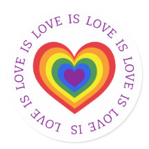 Kärlek är Kärlek HBT TQ Rainbow Heart