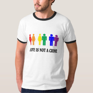 Kärlek är kärlek, inte ett brott. LGBT T-shirt