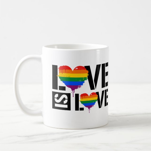 Kärlek är Kärlek Kaffemugg (Vänster)