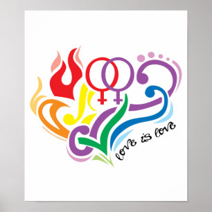 Kärlek är Kärlek: Lesbisk Poster