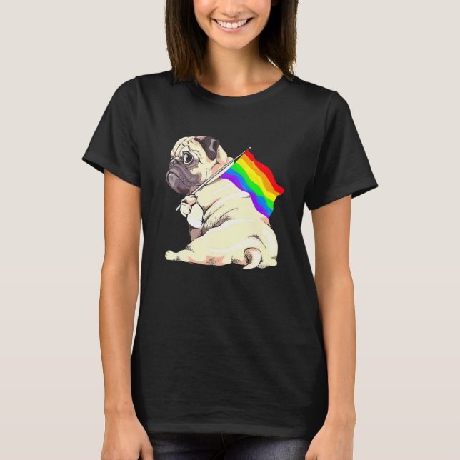 Kärlek är Kärlek Lgbt Flagga Gay pride Rainbow Lgb T Shirt (Framsida)