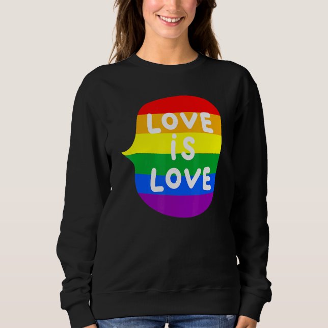 Kärlek är Kärlek LGBT HBT Gay CSD 1 T Shirt (Framsida)