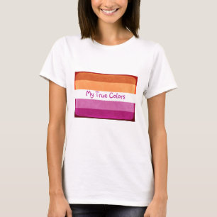Kärlek är Kärlek, LGBTQ+ Lesbisk Flagga T-Shirt