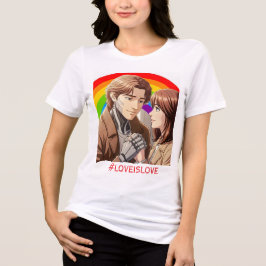 Kärlek är kärlek - Människa-robotpar Kvinnors T-sh T Shirt