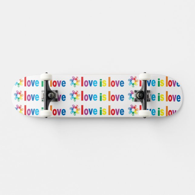 Kärlek är Kärlek Mini Skateboard Bräda 18,5 Cm (Horz)