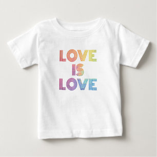 Kärlek är Kärlek Modern Rand T Shirt