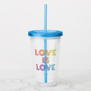 Kärlek är Kärlek Modern Rand Take Away Mugg