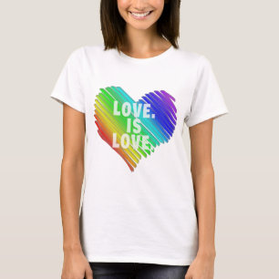 Kärlek är Kärlek Not Hate T-Shirt