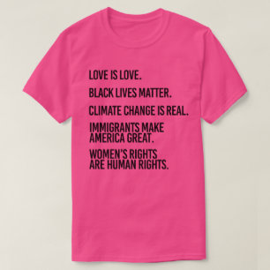 Kärlek är Kärlek och klimatförändringarna är verkl T Shirt