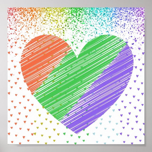 Kärlek är Kärlek Poster (Framsidan)