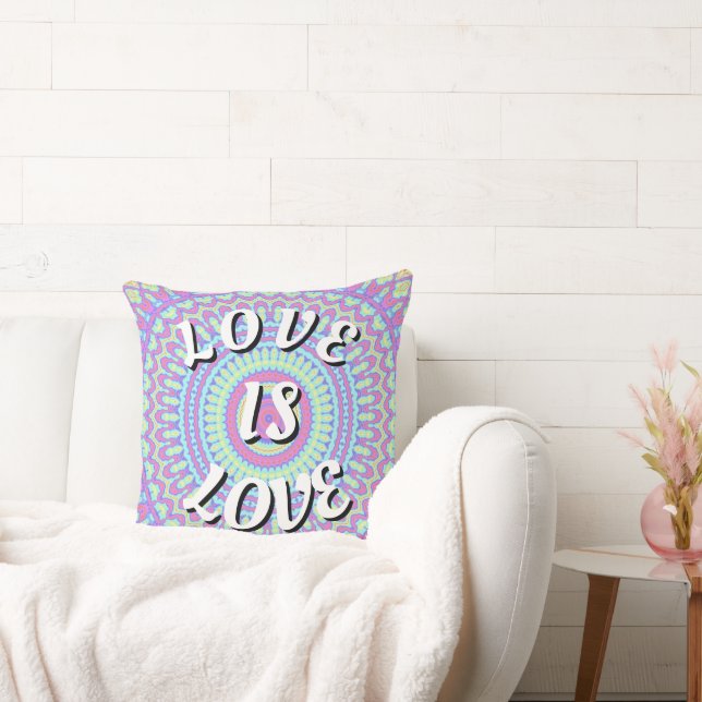 Kärlek är Kärlek Pride Kuddcover Kudde (Soffa)