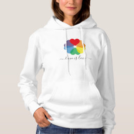 Kärlek är Kärlek Pride Rainbow Hearts T Shirt