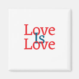 Kärlek är kärlek pride, rödblå juni, hbbt-fjälltex magnet