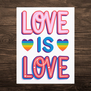 Kärlek är Kärlek-Pridet Vykort