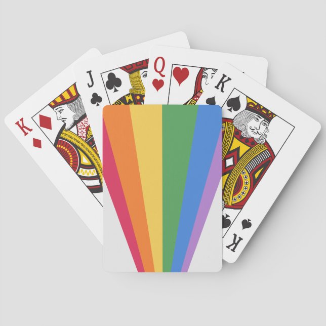 Kärlek är Kärlek Pridets Alla hjärtans dag Casinokort (Baksidan)